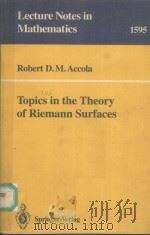 TOPICS IN THE THEORY OF RIEMANN SURFACES PDF电子版封面 3540587217 ROBERT D.M.ACCOLA