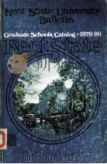 GRADUATE SCHOOLS CATALO-1979/80     PDF电子版封面     