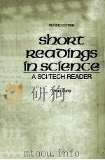 SHORT REAOINGS IN SCIENCE REVISED EDITION 1984 PDF电子版封面 DEAN CURRY