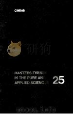 MASTERS THESES IN THE PURE AND APPLIED SCIENCES VOLUME 25 PDF电子版封面 0306409917 WAEDE H.SHATER