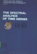 THE SPECTRAL ANALYSIS OF TIME SERIES 1986 PDF电子版封面 0444876073 L.G.ZURBENKO