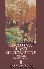 HERMANN GLASER SPURENSUCHE PDF电子版封面 3548207537