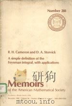 A SIMPLE DEFINITION OF THE FEYNMAN INTEGRAL,WITH APPLICATIONS 1983 PDF电子版封面 R.H.GAMERON AND D.A.STORVICK