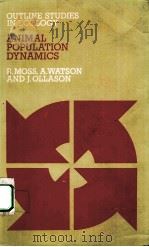 ANIMAL POPULATION DYNAMICS PDF电子版封面 041222240X
