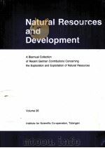 NATURAL RESOURCES AND DEVELOPMENT VOLUME 26 PDF电子版封面