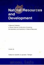 NATURAL RESOURCES AND DEVELOPMENT VOLUME 35 PDF电子版封面