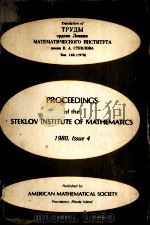 ALGEBRA THEORY OF NUMBERS AND THEIR APPLICATIONS 1980,ISSUE 4 1978 PDF电子版封面