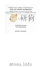 INTRODUCTION TO CALCULUS  SECOND EDITION（ PDF版）