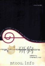 RINGS OF CONTINUOUS FUNCTIONS PDF电子版封面 0824771443 CHARLES E.AULL
