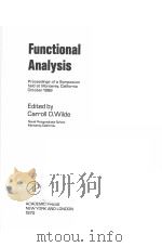 FUNCTIONAL ANALYSIS（1970 PDF版）