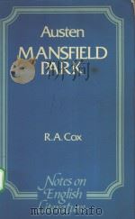 MANSFIELD PARK PDF电子版封面 0631979107 R.A.COX
