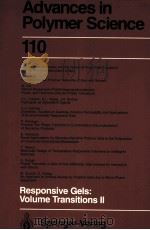 RESPONSIVE GELS：VOLUME TRANSITIONS  2     PDF电子版封面  3540569707   