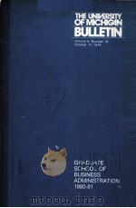 GRADUATE SCHOOL OF BUSINESS ADMINISTRATION 1980-81（ PDF版）