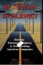 DOING BUSINESS ON THE INTERNET PDF电子版封面 0442017707 MARY J.CRONIN