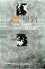 THE JOHNS HOPKINS UNIVERSITY CIRCULAR 1979 PDF电子版封面