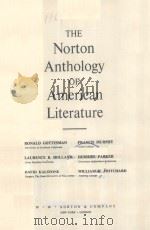 THE ANTHOLOGY OF AMERICAN LITERATURE PDF电子版封面 0393950263
