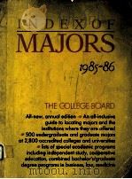 INDEXOF MAJORS 1985-86  EIGHTH EDITION（1985 PDF版）