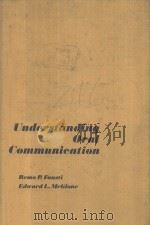 UNDERSTANDING ORAL COMMUNICATION PDF电子版封面 REMO P.FAUSTI,EDWARD L.MCGLONE