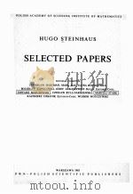 HUGO STEINHAUS:SELECTED PAPERS 1985 PDF电子版封面 8301008253