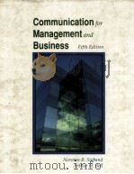 COMMUNICATION FOR MANAGEMENT AND BUSINESS FIFTH EDITION PDF电子版封面 0673383229 NORMAN B.SIGBAND,ARTHUR H.BELL