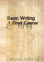 BASIC WRITING：A FIRST COURSE（ PDF版）