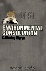 ENVIRONMENTAL CONSULTATION PDF电子版封面 0030642469 C.WESLEY MORSE