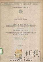 RANDOM THEORY OF DEFORMATION OF STRUCTURED MEDIA（ PDF版）