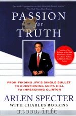 PASSION FOR TRUTH PDF电子版封面 0069581030