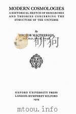 MODERN COSMOLOGIES（1929 PDF版）