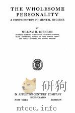 THE WHOLESOME PERSONALITY（1932 PDF版）