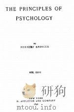 THE PRINCIPLES OF PSYCHOLOGY（ PDF版）