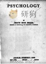 PSYCHOLOGY 1921 PDF电子版封面