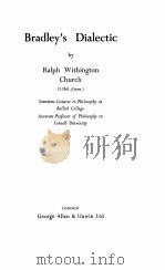 BRADLEY‘S DIALECTIC   1942  PDF电子版封面     