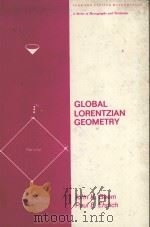 GLOBAL LORENTZIAN GEOMETRY PDF电子版封面 0824713699 JOHN K.BEEM
