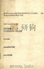 GEOMETRY OF CLASSICAL FIELDS PDF电子版封面 0444705449 ERNST BINZ