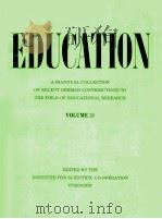 EDUCATION VOLUME 39 PDF电子版封面