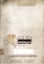 aesis special list No 2B/S4 GOLD:July 1986-Jume 1987 PDF电子版封面