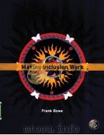 MAKING INCLUSION WORK PDF电子版封面 0130176036 FRANK BOWE著