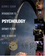 INTRODUCTION TO PSYCHOLOGY NINTH EDITION PDF电子版封面 0534576729