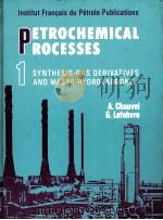 PETROCHEMICAL ROCESSES TECHNICAL AND ECONOMIC CHARACTERISTICS 1 SYNTHESIS-GAS DERIVATIVES AND MAJ PDF电子版封面 0872015742