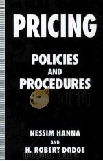 PRICING Policies and Procedures 1995 PDF电子版封面 033361125x
