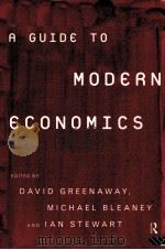 A GUIDE TO MODERN ECONOMICE PDF电子版封面 0415144280