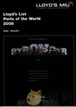 Lloyd's List Ports of the world 2008 lndia-Slovakia PDF电子版封面 9781843116905