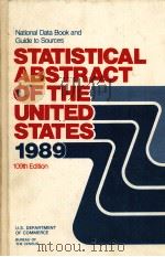 STATISTICAL ABSTRACT OF TEH UNITED STATES 1989 109th Edition PDF电子版封面