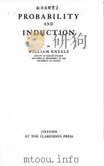 PROBABILITY AND INDUCTION（1949 PDF版）
