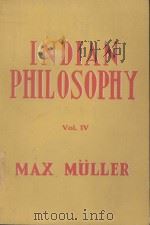 INDIAN PHILOSOPHY VOL.Ⅳ NYAYA AND VAISESHIKA 1952 PDF电子版封面