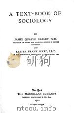 A TEXT-BOOK OF SOCIOLOGY（1920 PDF版）