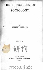 THE PRINCIPLES OF SOCIOLOGY VOL.Ⅰ-2（1897 PDF版）