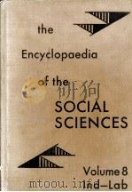 ENCYCLOPAEDIA OF THE SOCIAL SCIENCES VOLUME EIGHT（1932 PDF版）