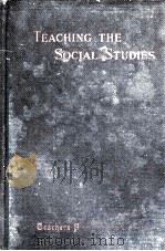 TEACHING THE SOCIAL STUDIES（1933 PDF版）